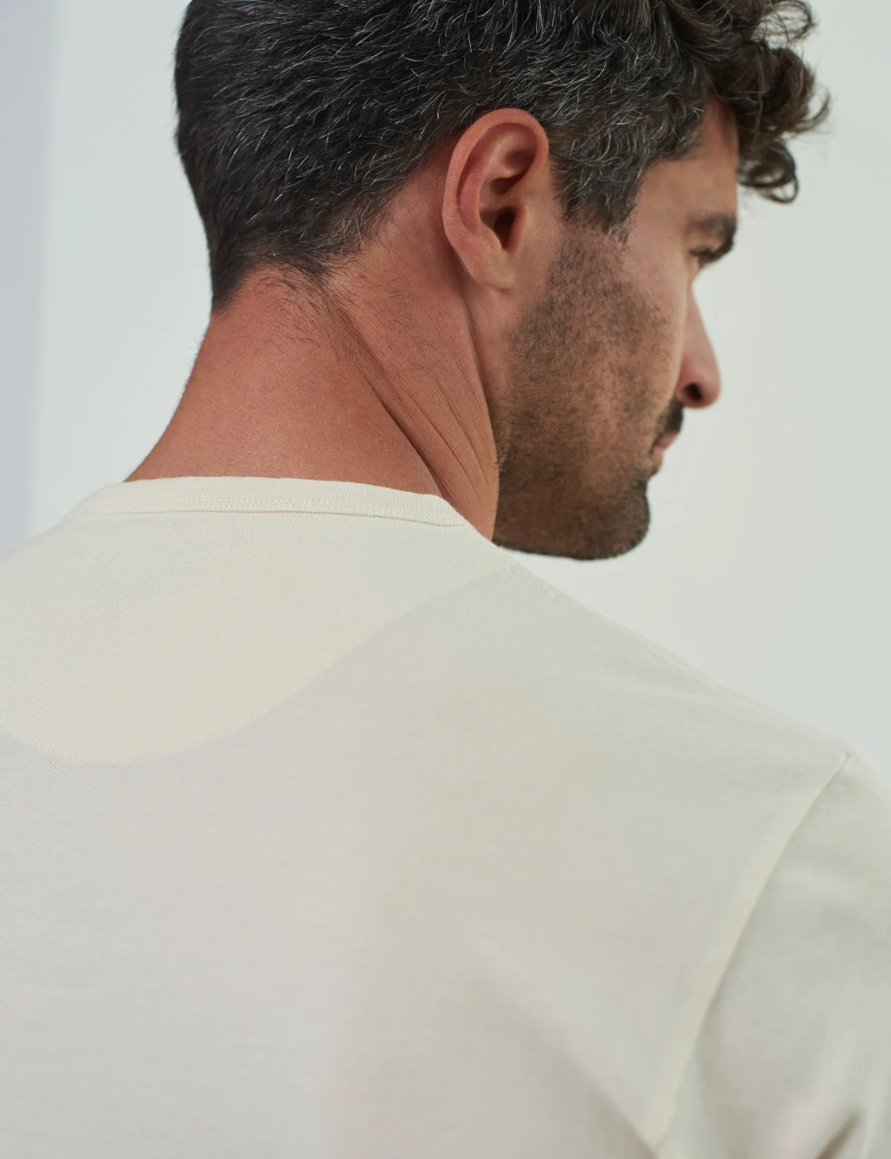 Liron Eco Pique T-Shirt - Ecru