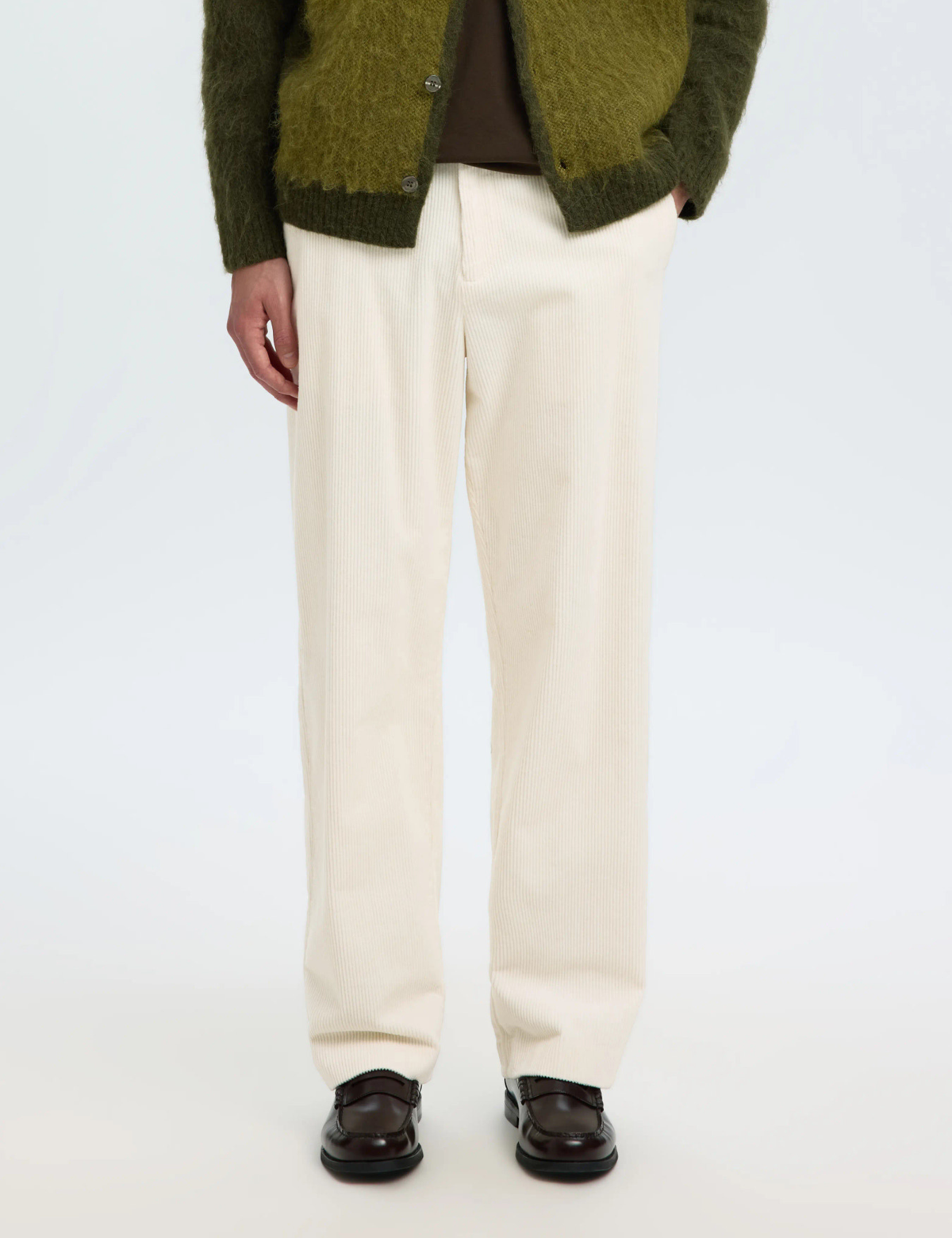 220 Loose Luke Corduroy Pant - Egret