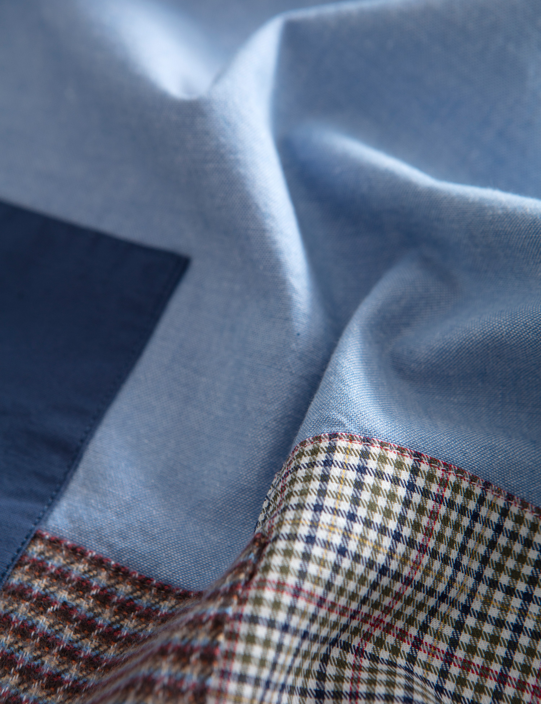 Meet & Grid Shirt - Steel