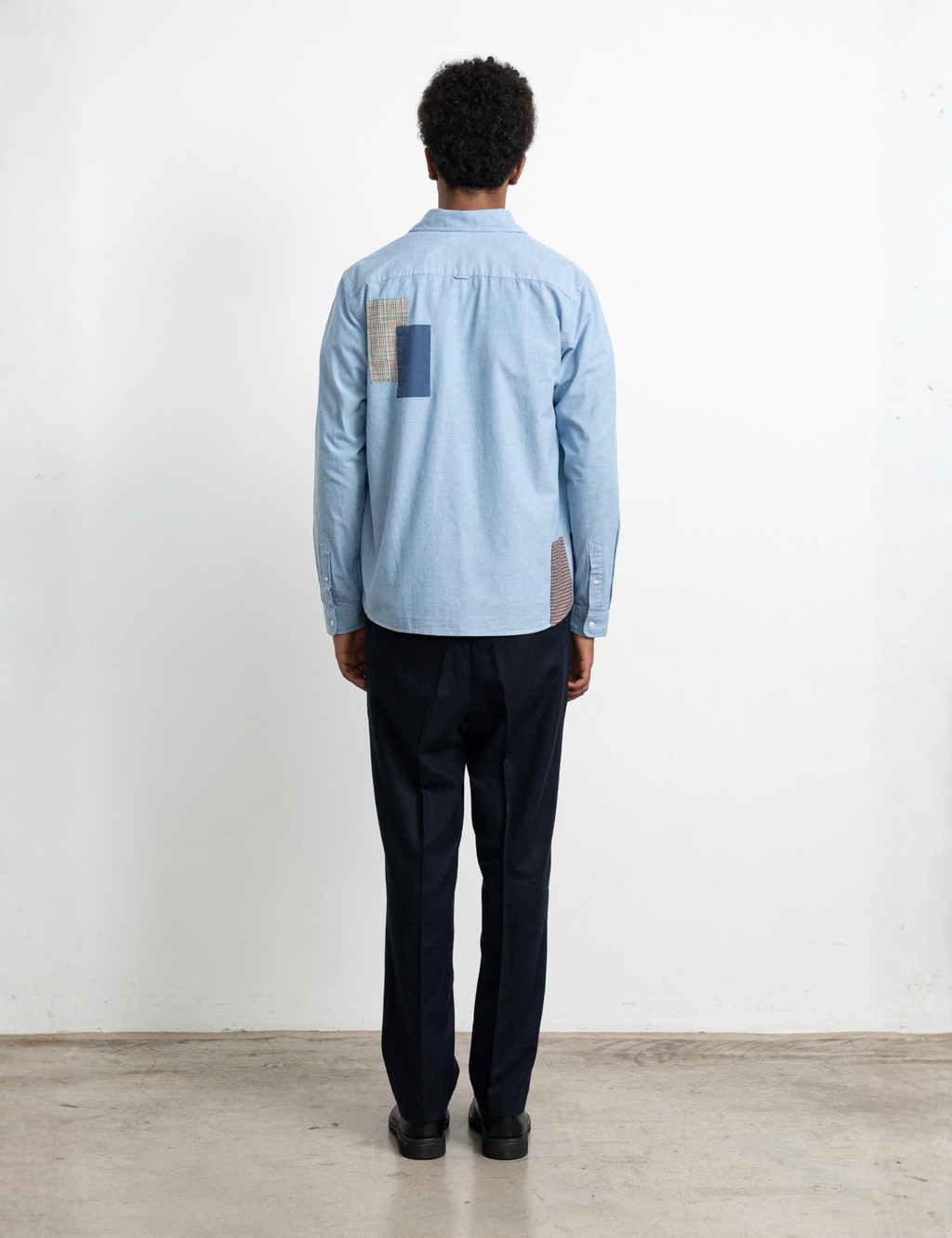 Meet & Grid Shirt - Steel