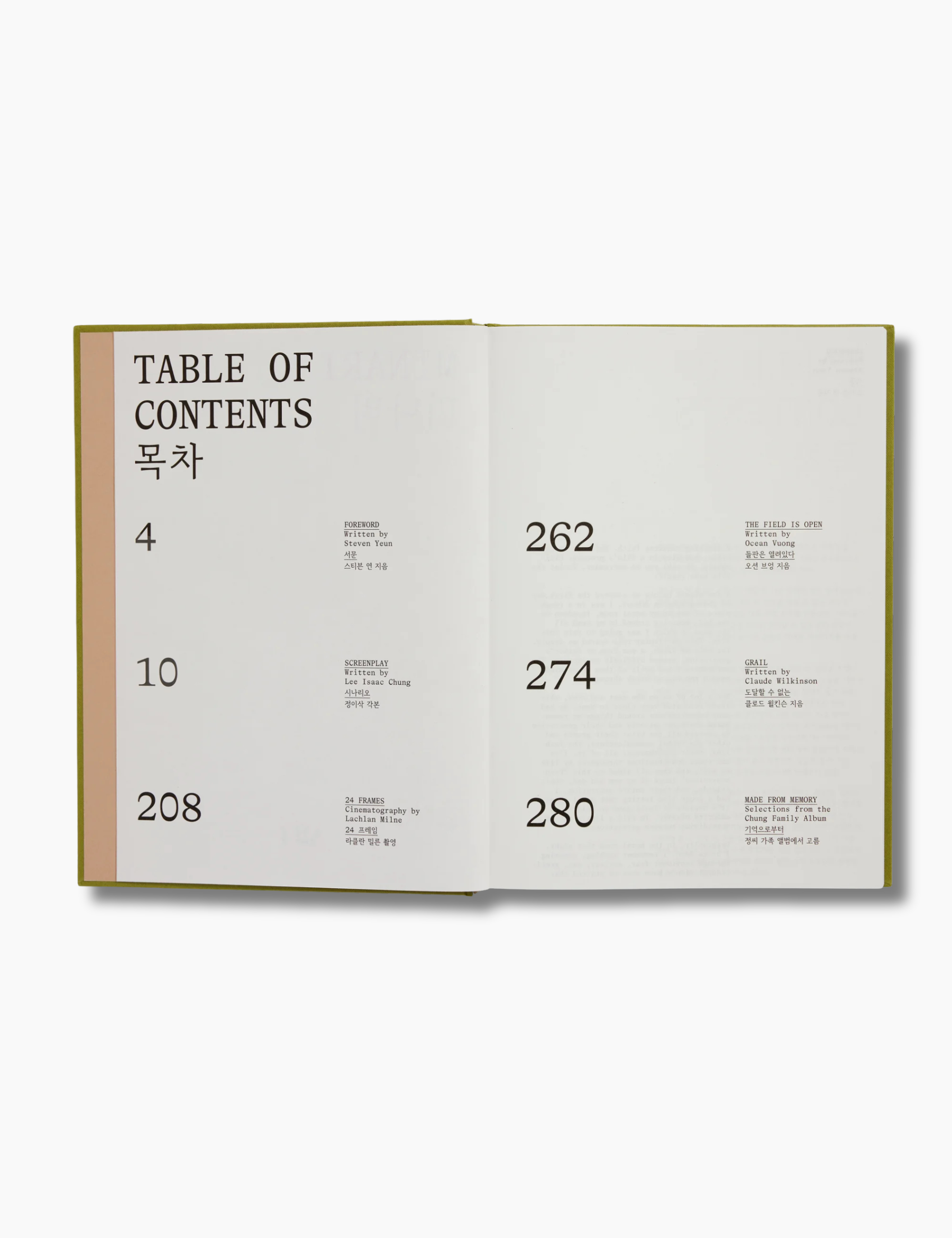 Minari Screenplay Book