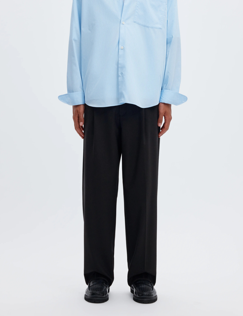 Norr 263 Wool Blend Trousers - Black