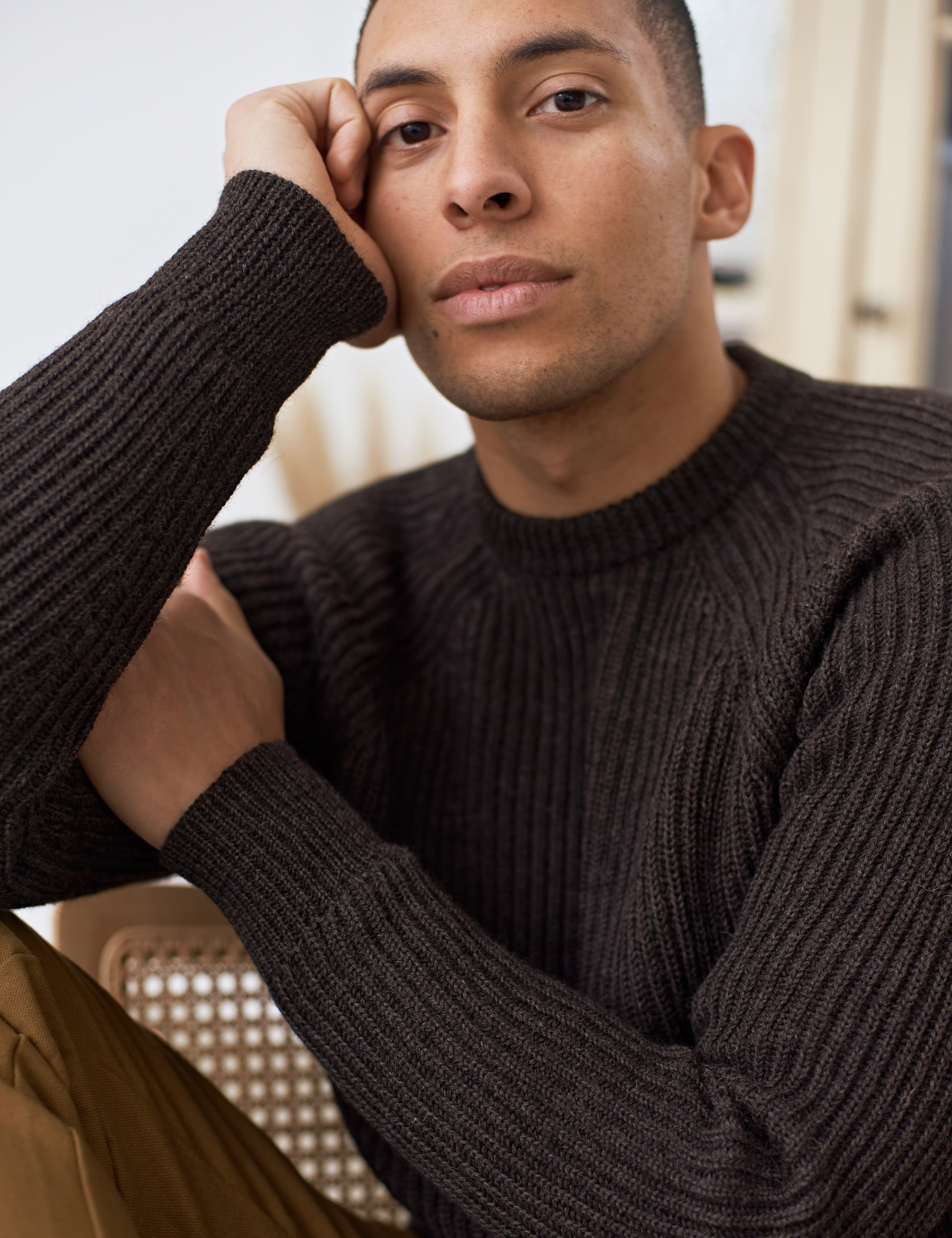 Nord Eco Undyed Alpaca Jumper - Brown