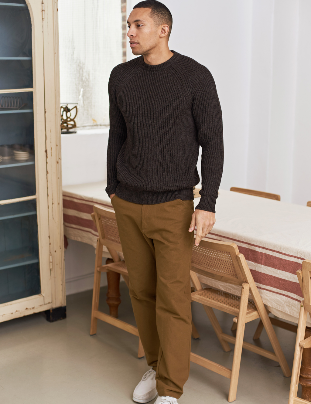 Nord Eco Undyed Alpaca Jumper - Brown