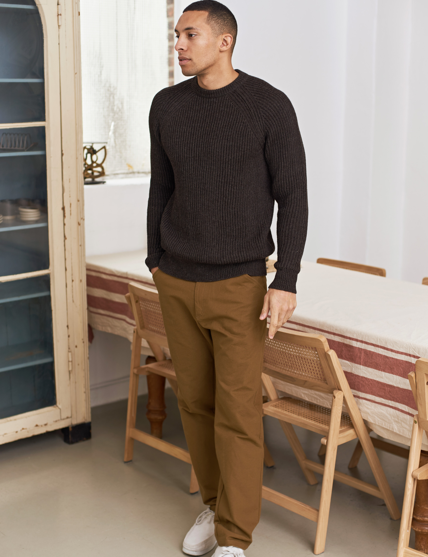 Nord Eco Undyed Alpaca Jumper - Brown
