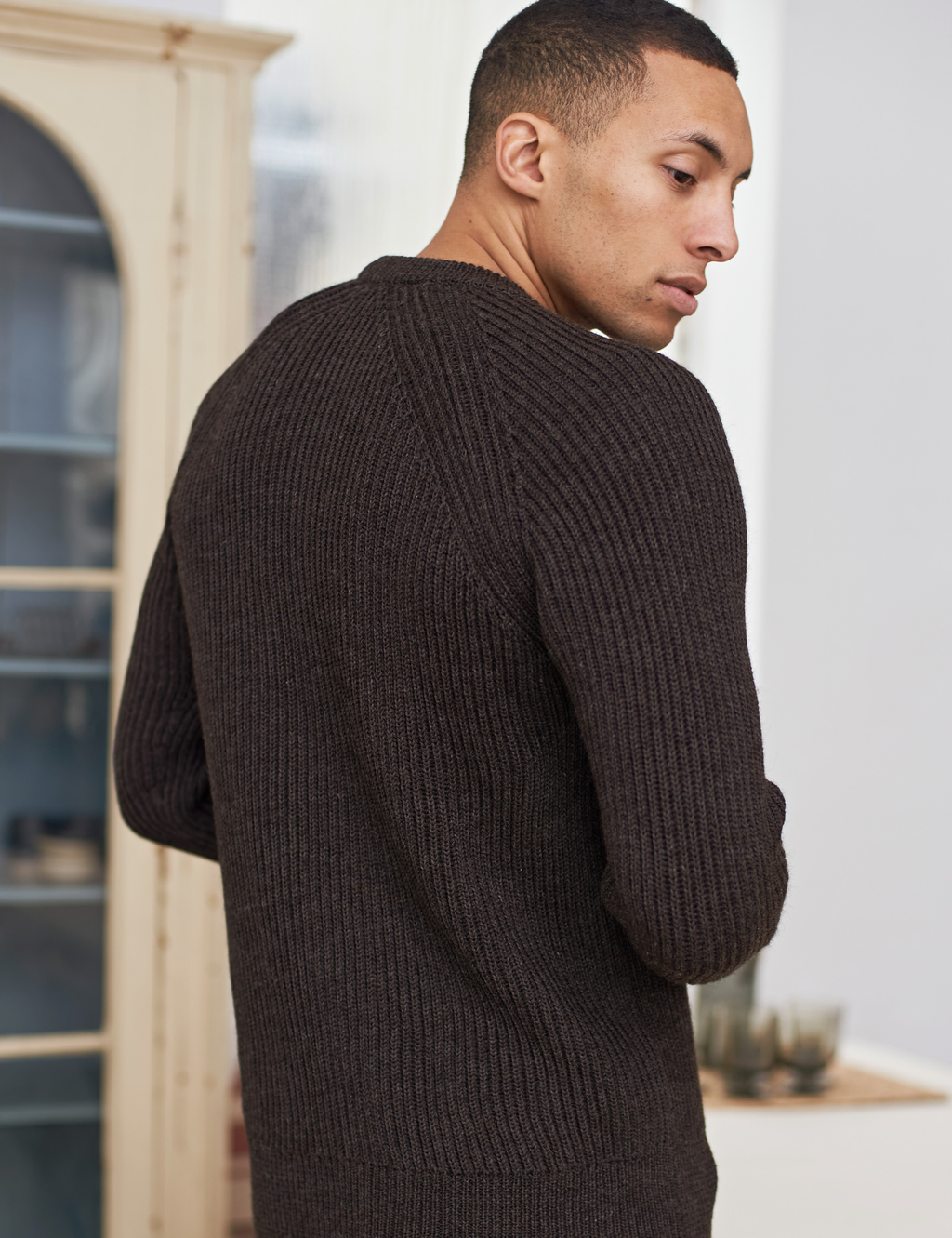 Nord Eco Undyed Alpaca Jumper - Brown