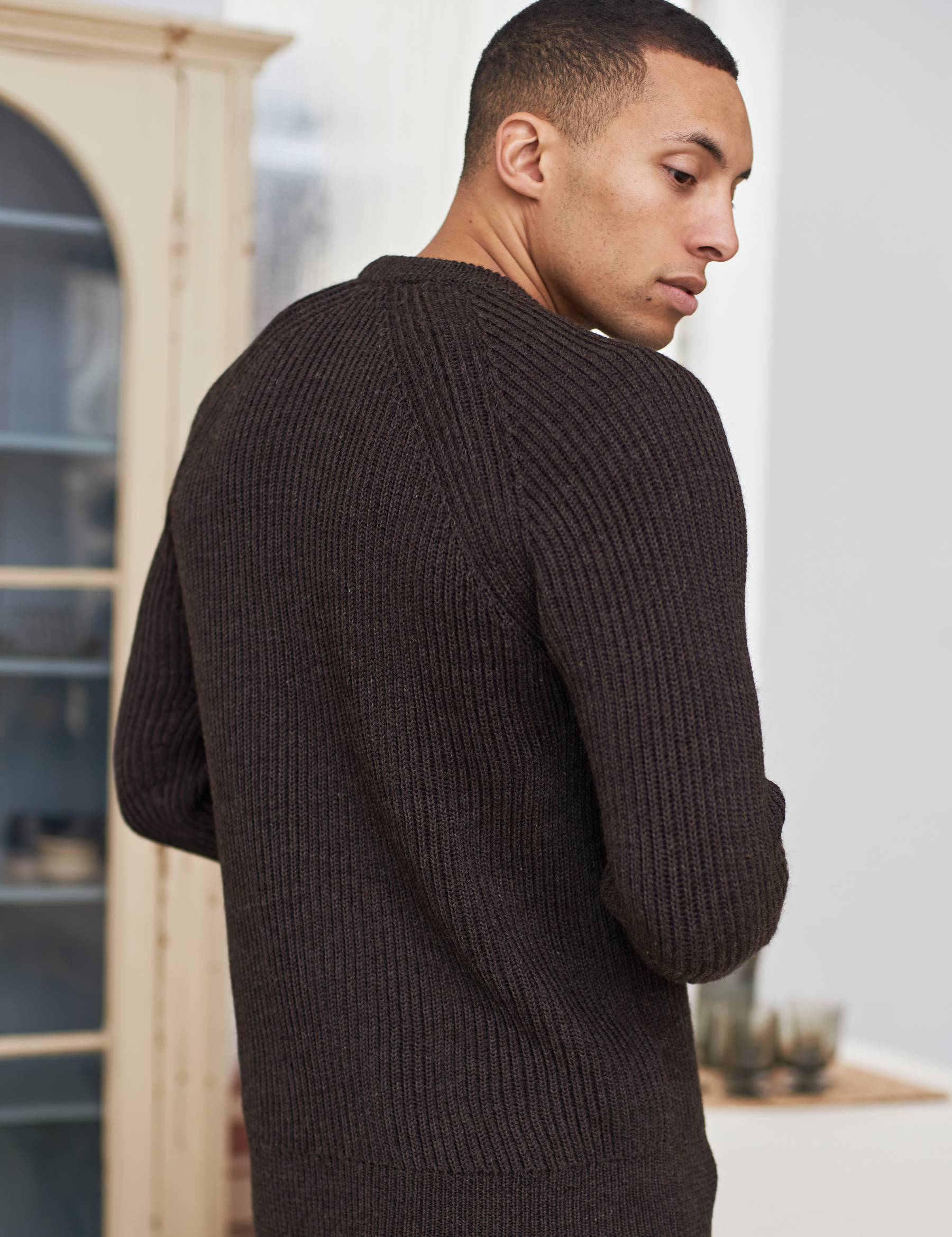 Nord Eco Undyed Alpaca Jumper - Brown