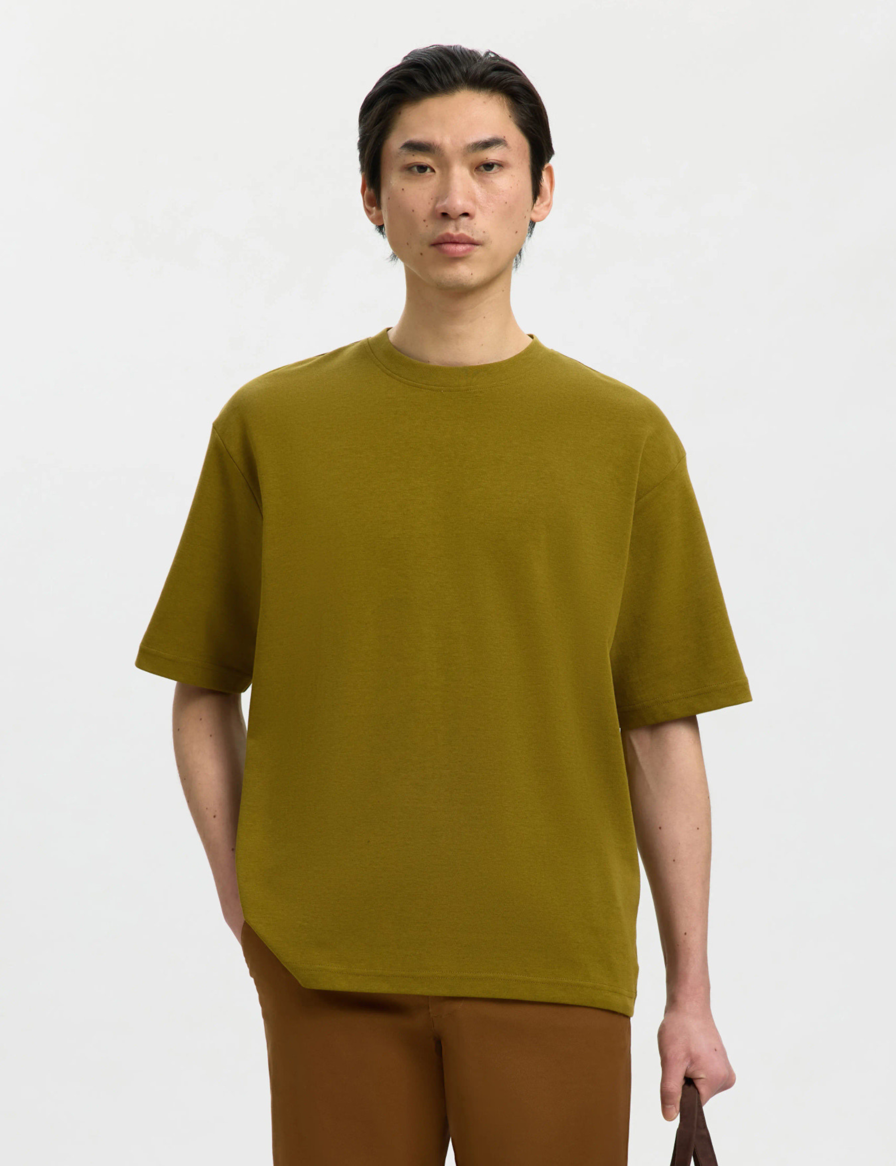 Loose Oscar T-Shirt - Fir Green Melange