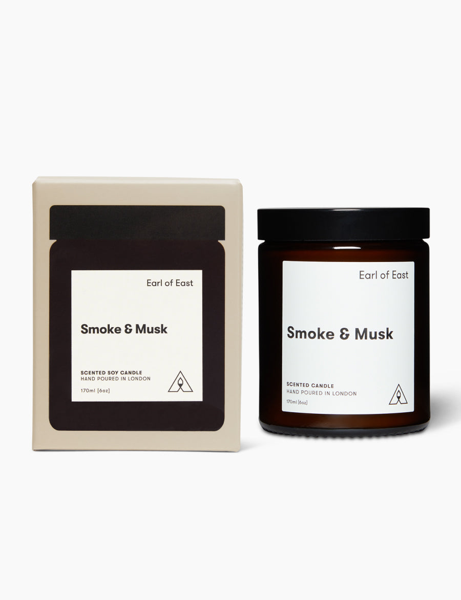 Smoke & Musk Soy Wax Candle - 170ml