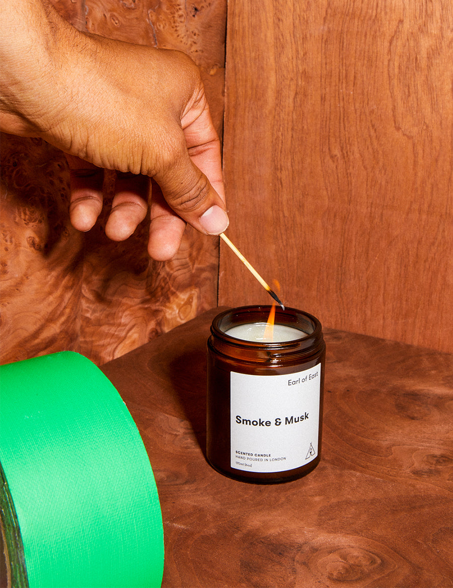 Smoke & Musk Soy Wax Candle - 170ml