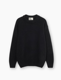 Pina Mock Neck Knit Jumper - Black