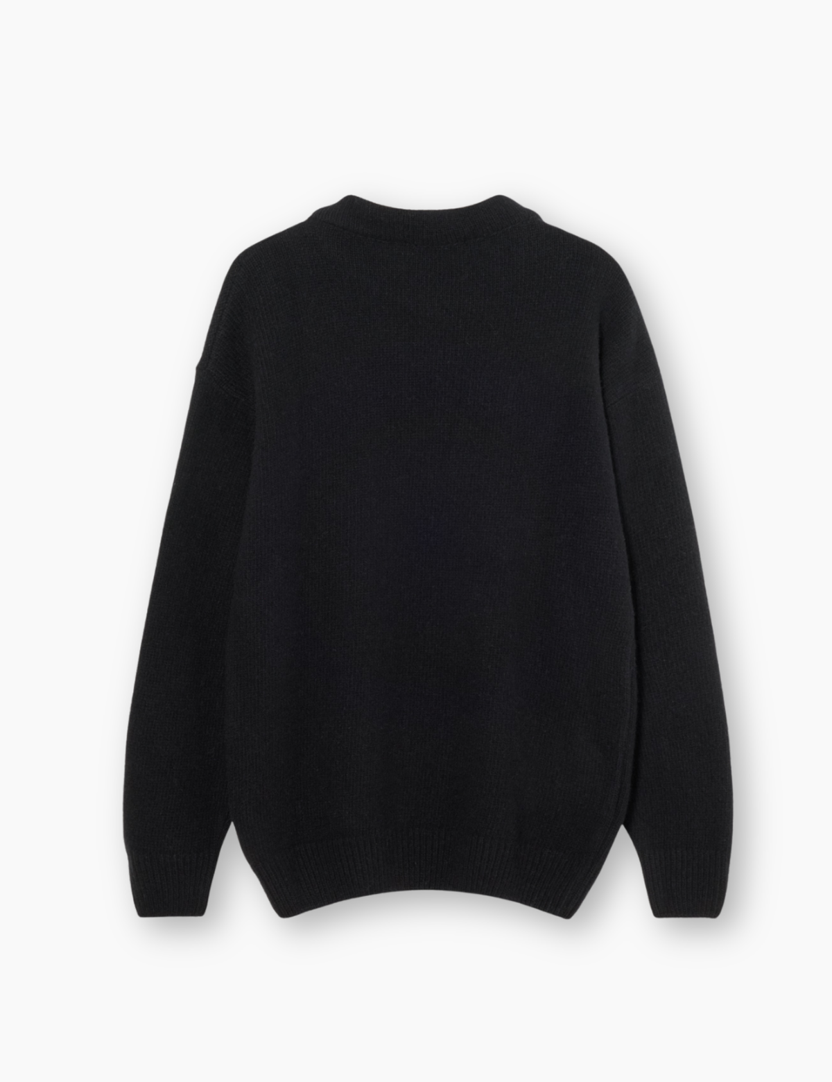Pina Mock Neck Knit Jumper - Black