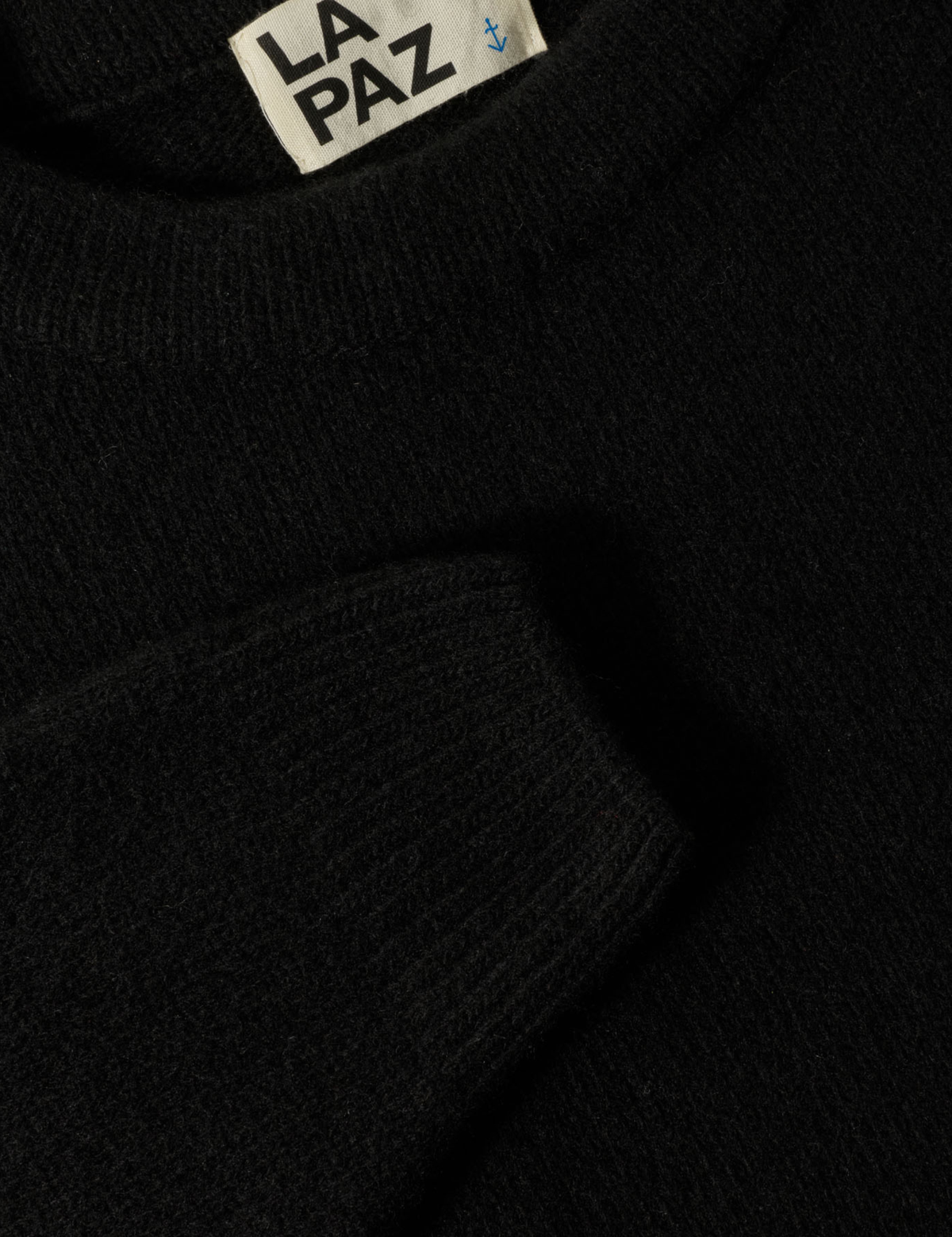 Pina Mock Neck Knit Jumper - Black