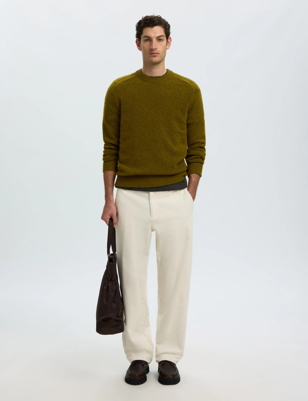 Rai Knit Regular Crew Neck - Fir Green