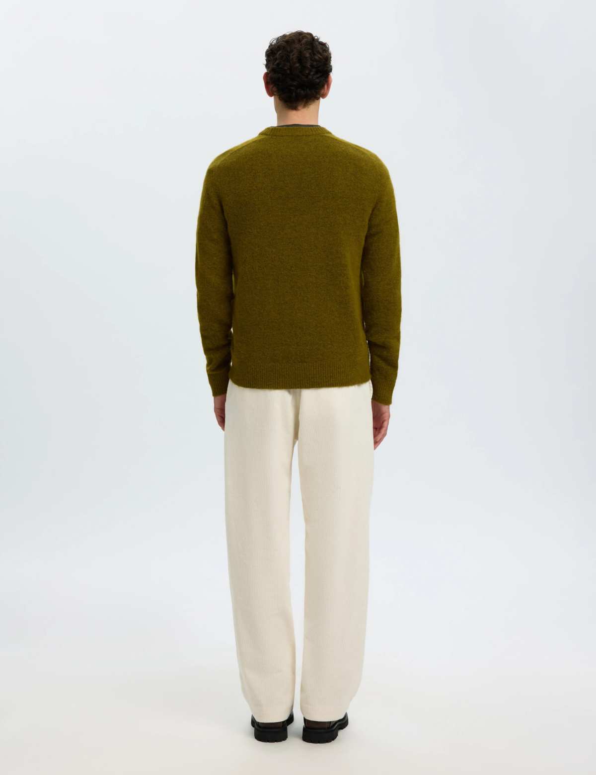 Rai Knit Regular Crew Neck - Fir Green