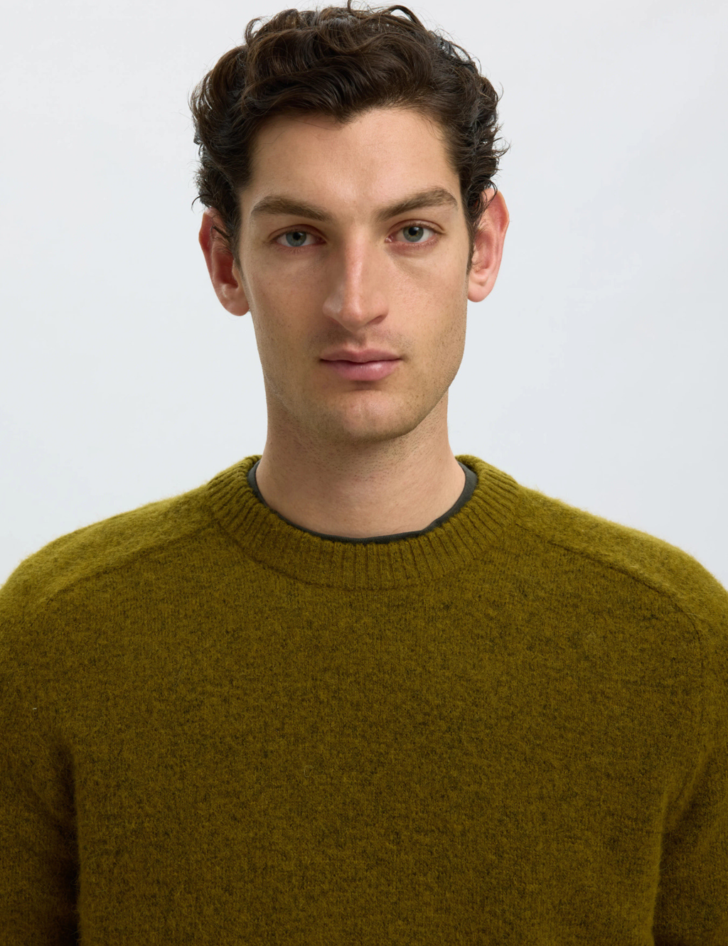 Rai Knit Regular Crew Neck - Fir Green