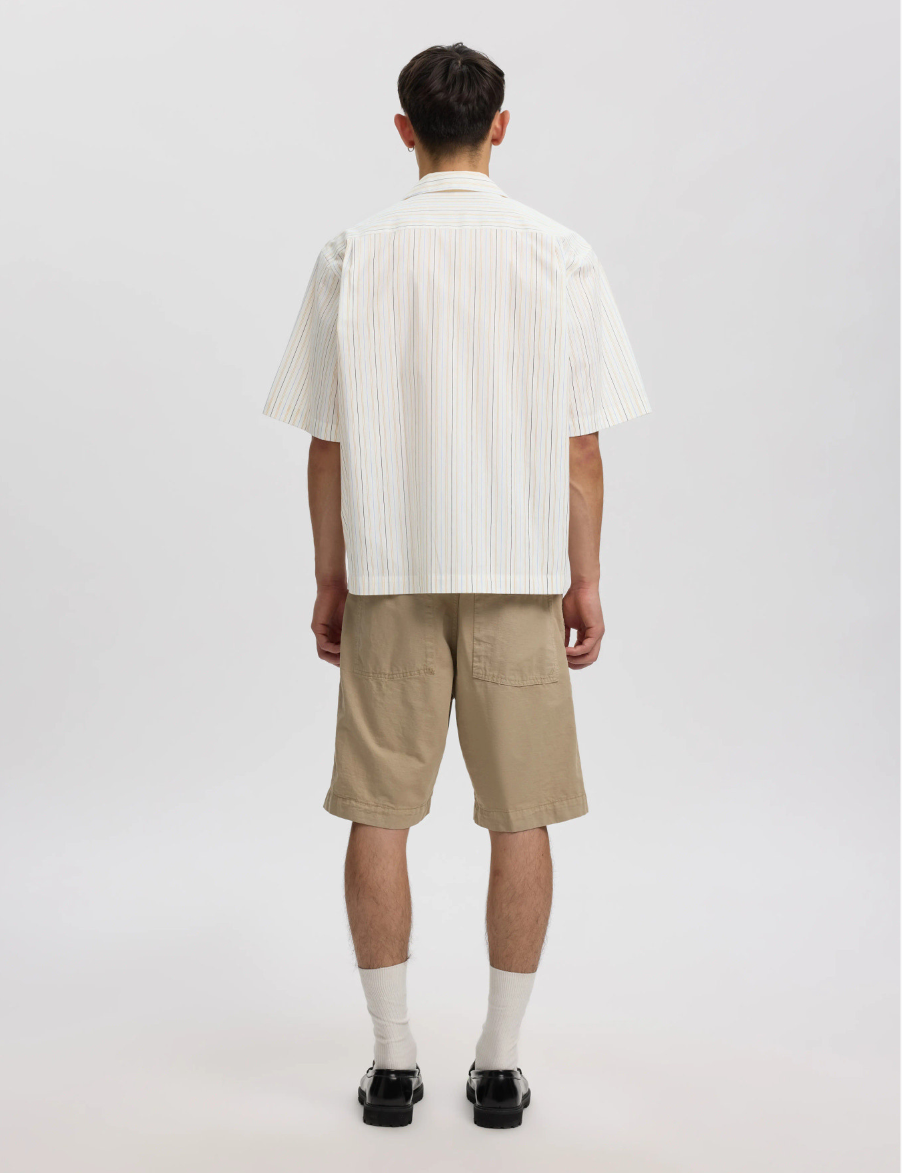 Rex Striped Shirt - Egret