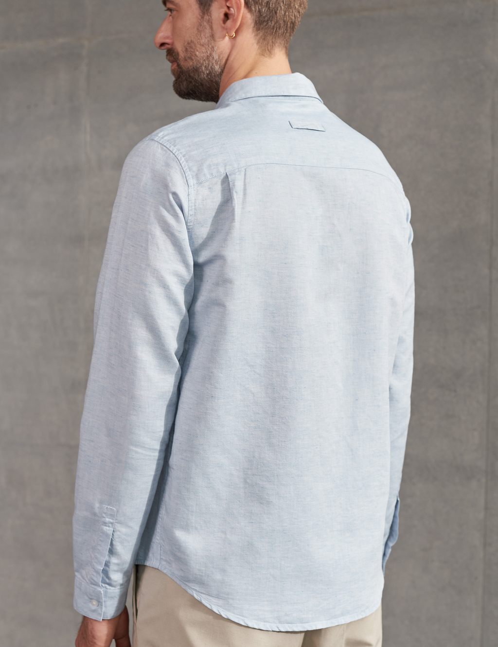 Simon Linen Shirt - Riviera Blue