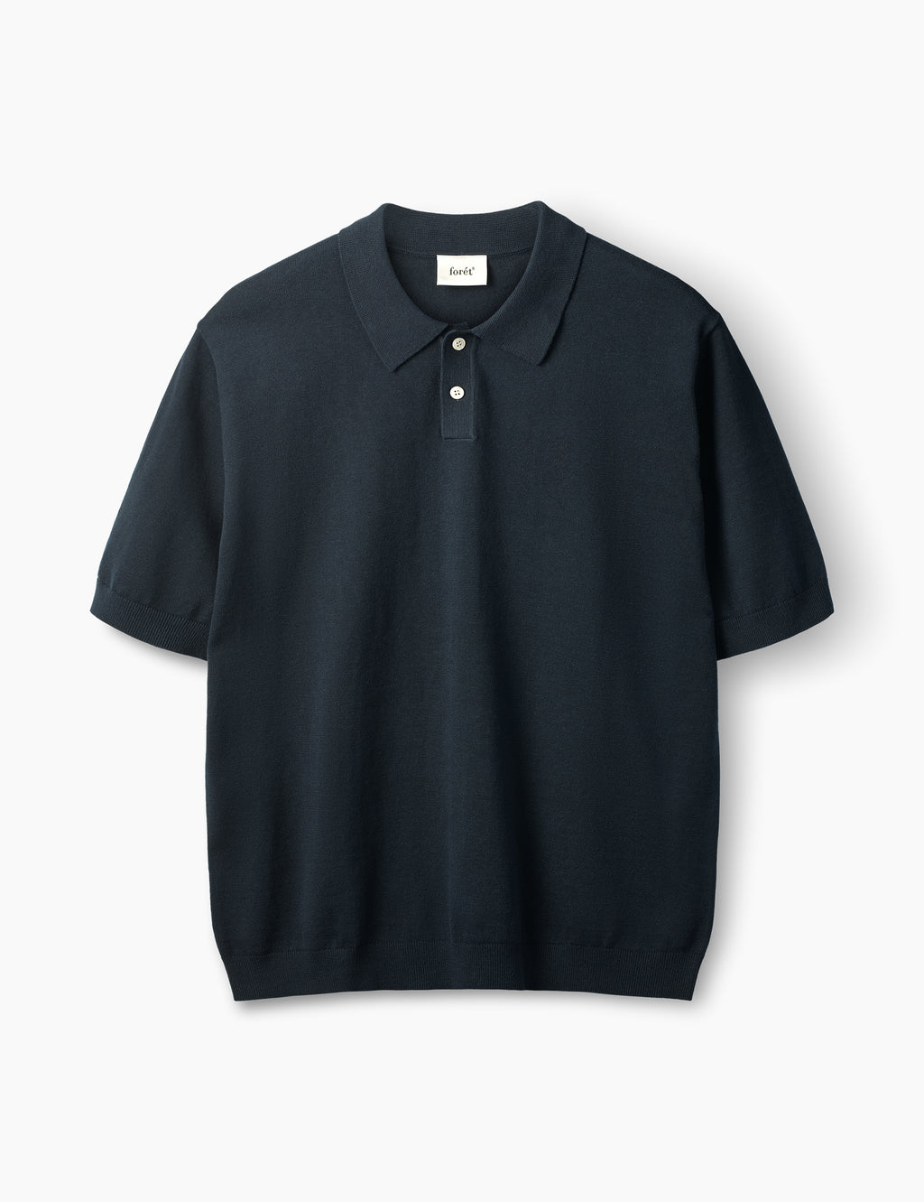 Sea Cotton Linen SS Polo - Navy