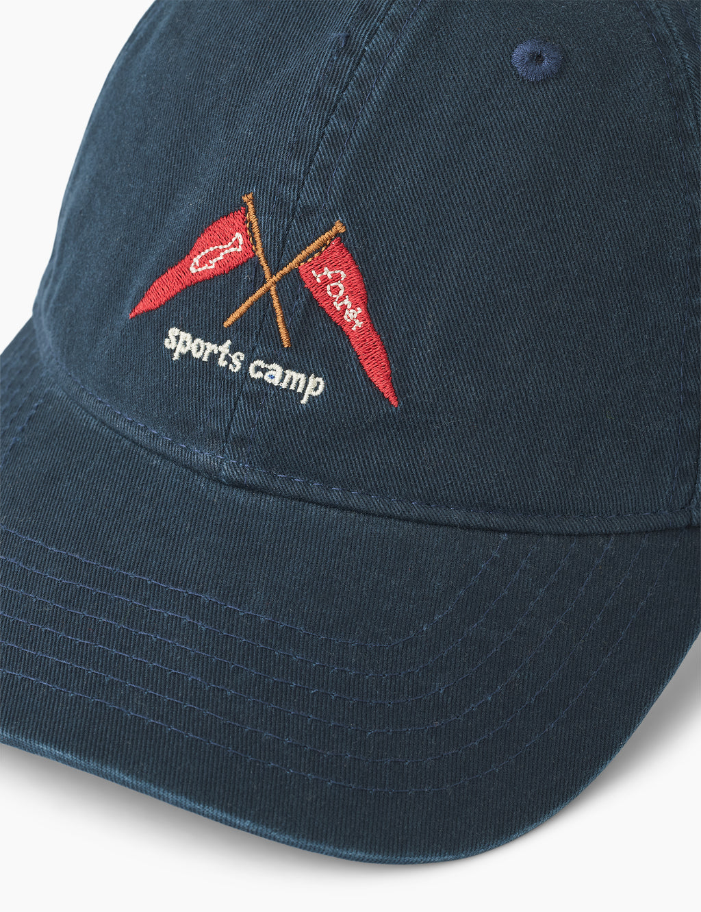 Pennant Washed Cap - Navy