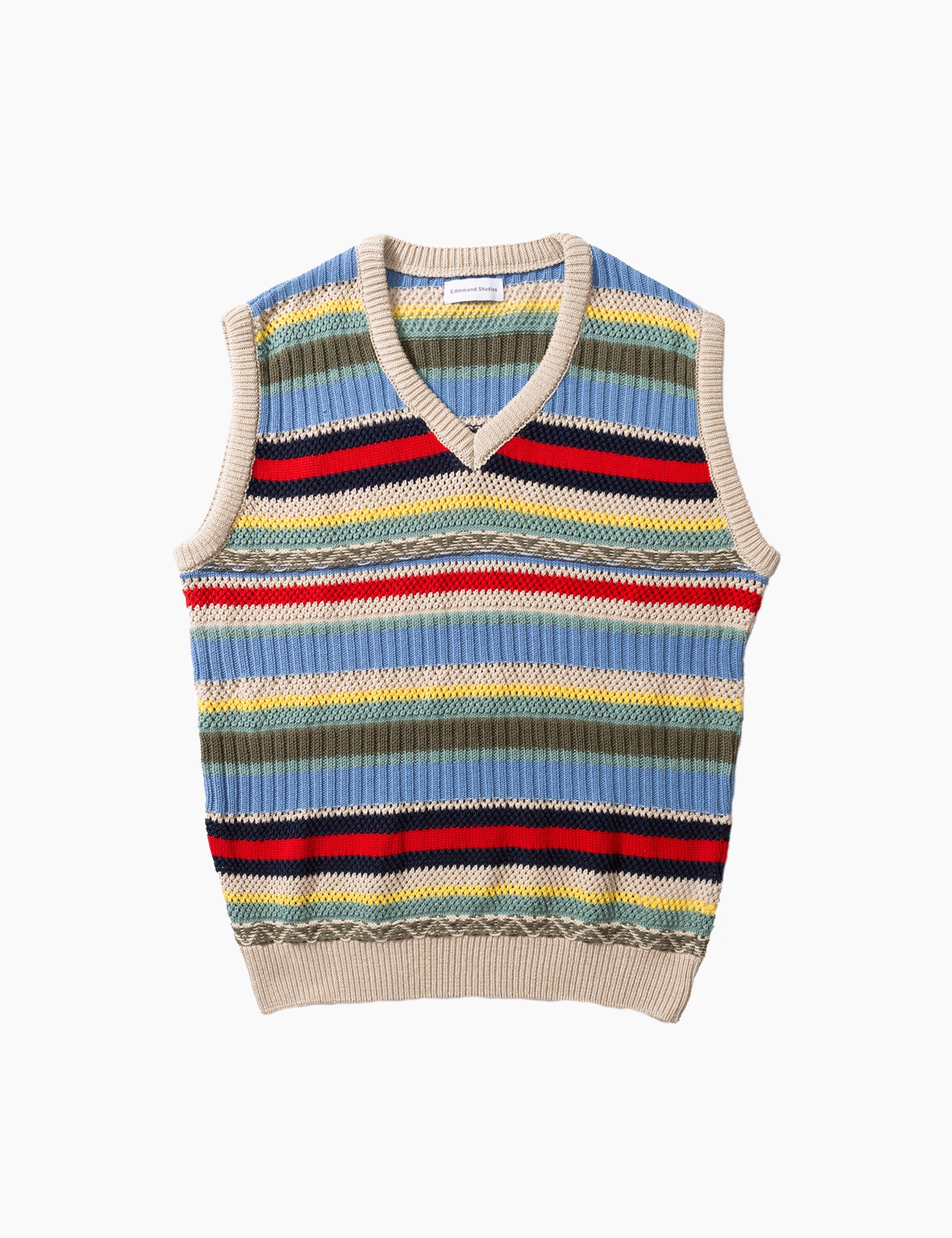 Multi Stripes Vest - Off White
