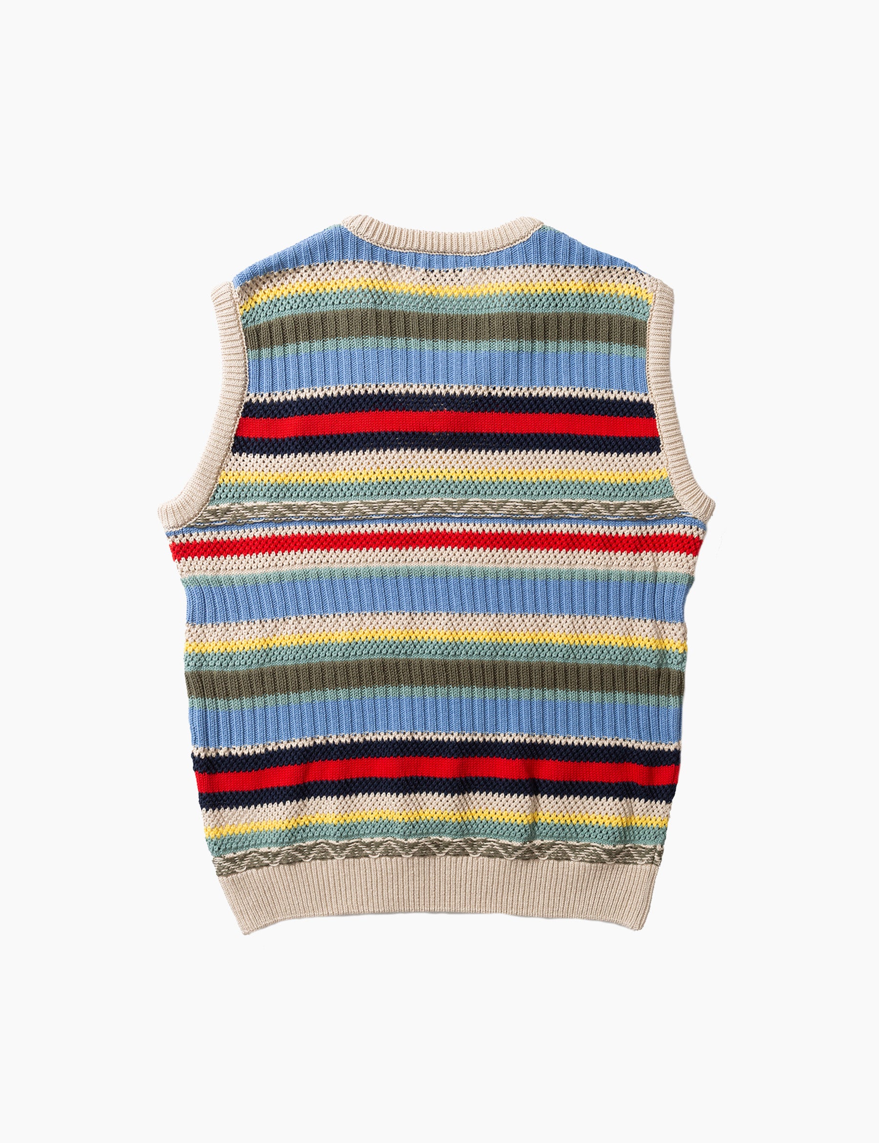 Multi Stripes Vest - Off White