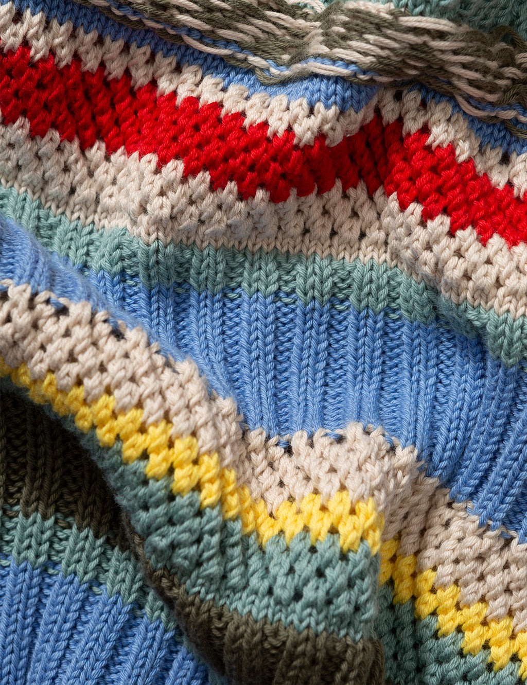 Multi Stripes Vest - Off White
