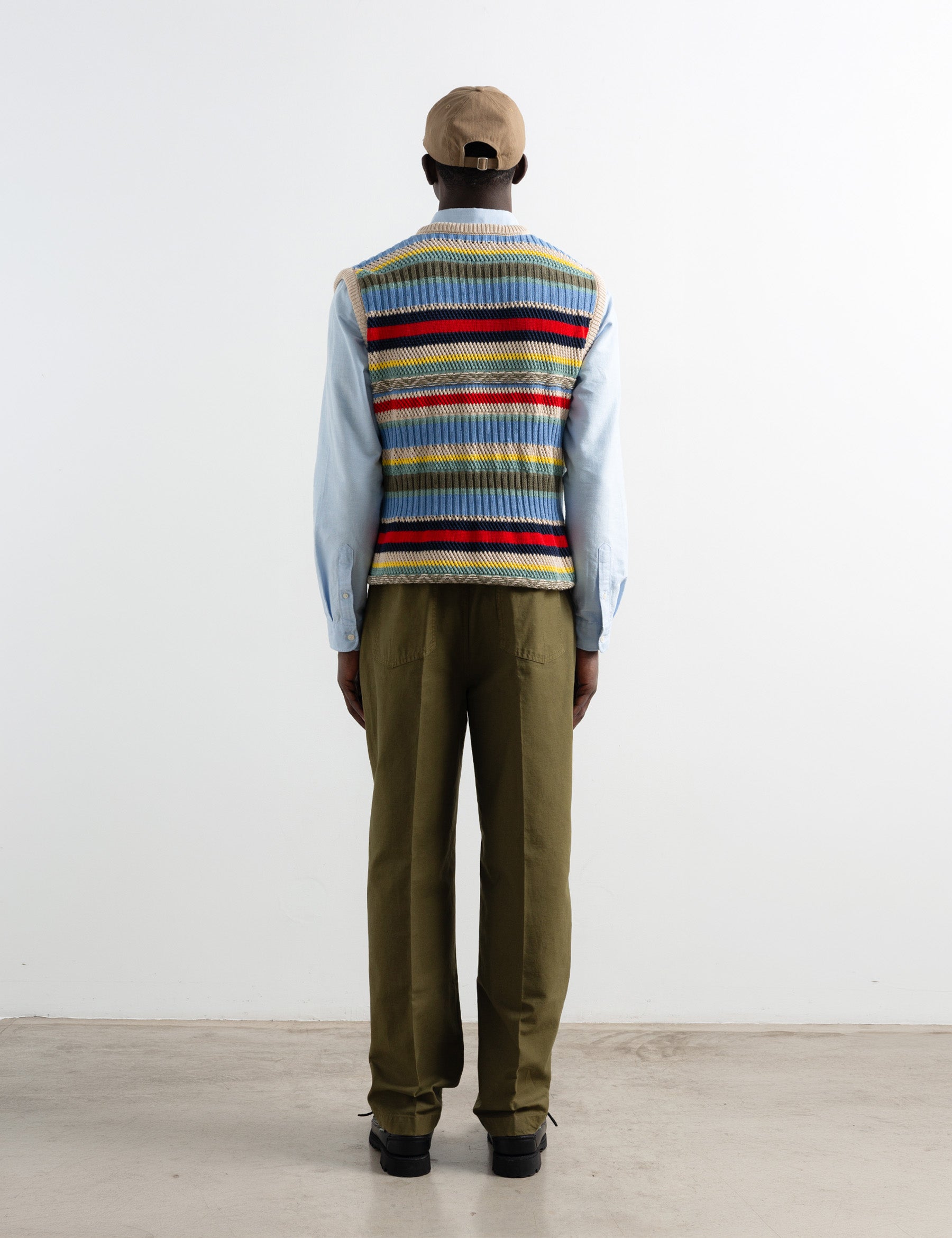 Multi Stripes Vest - Off White