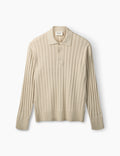 Base Cotton Linen Polo - Oatmeal