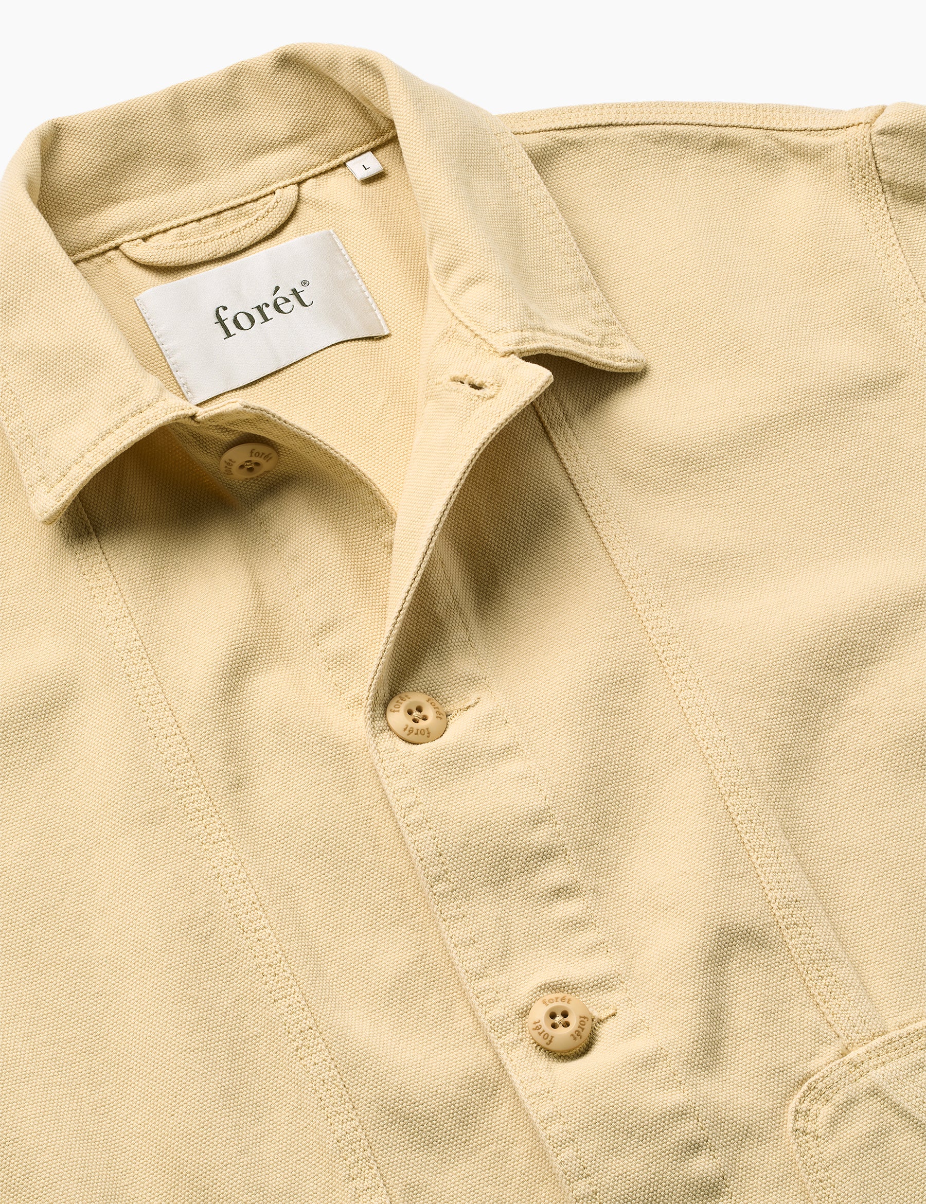 Barry Canvas Overshirt - Vintage Yellow