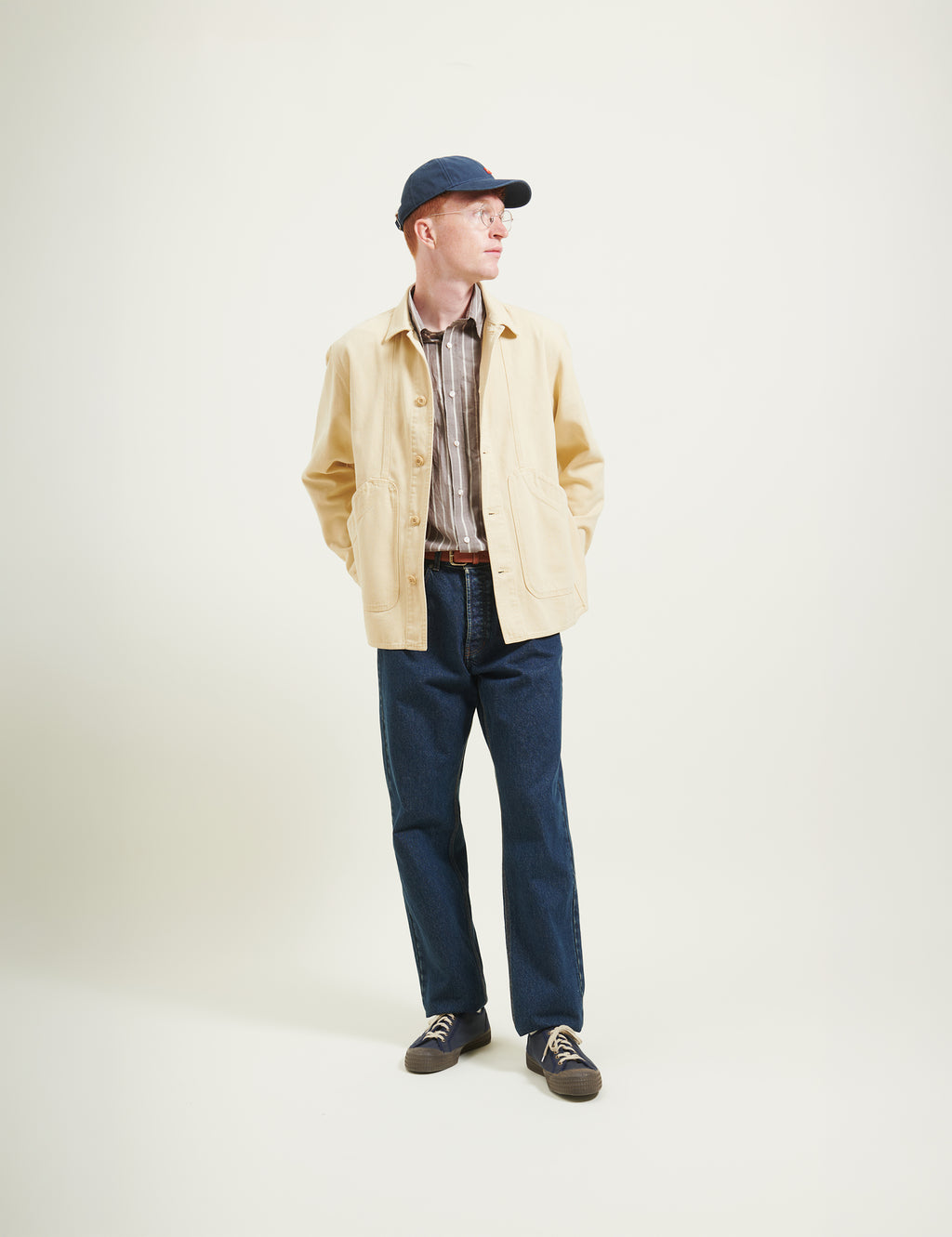 Maple Regular Fit Poplin Shirt - Brown Stripe