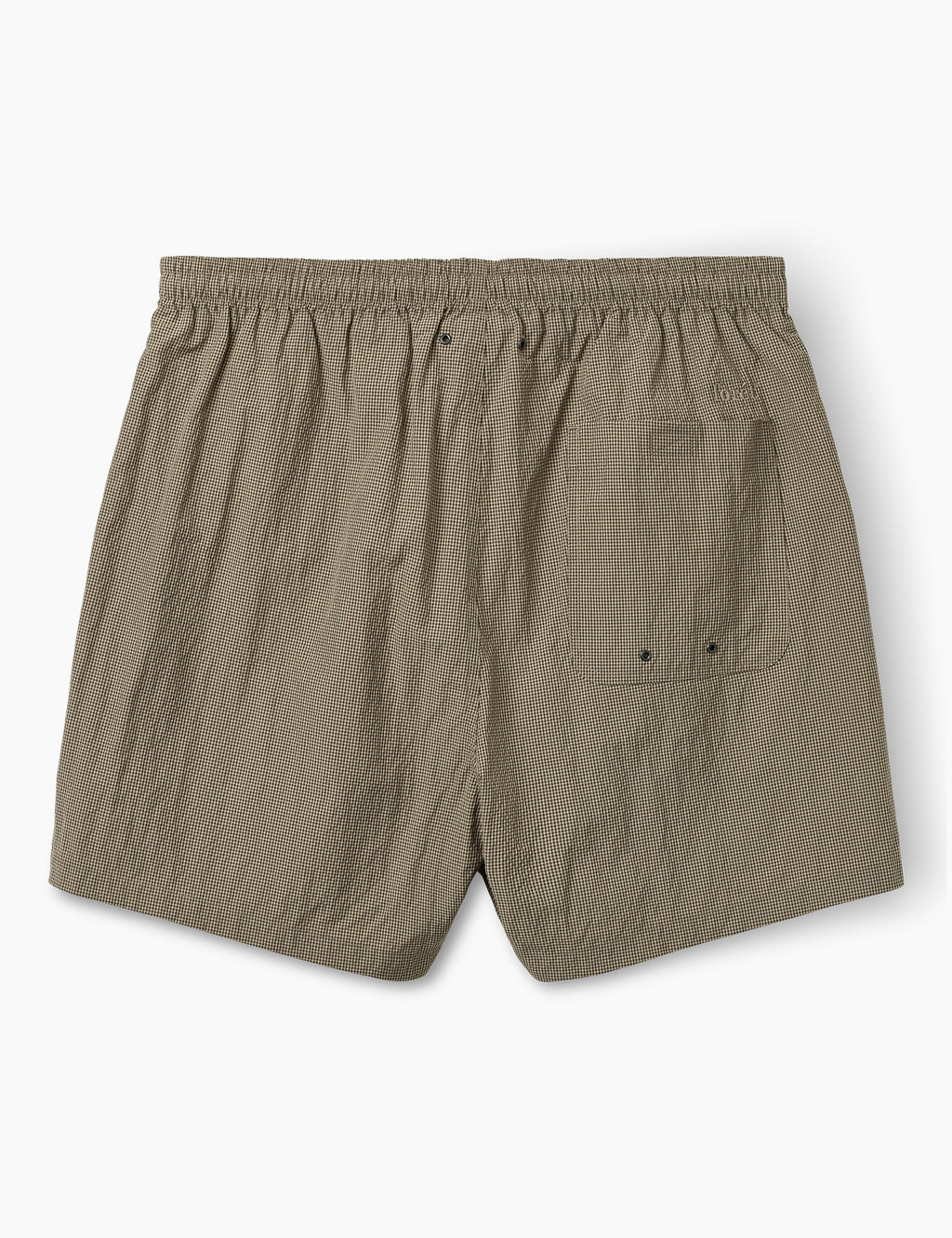 Keel Swim Shorts - Khaki Check