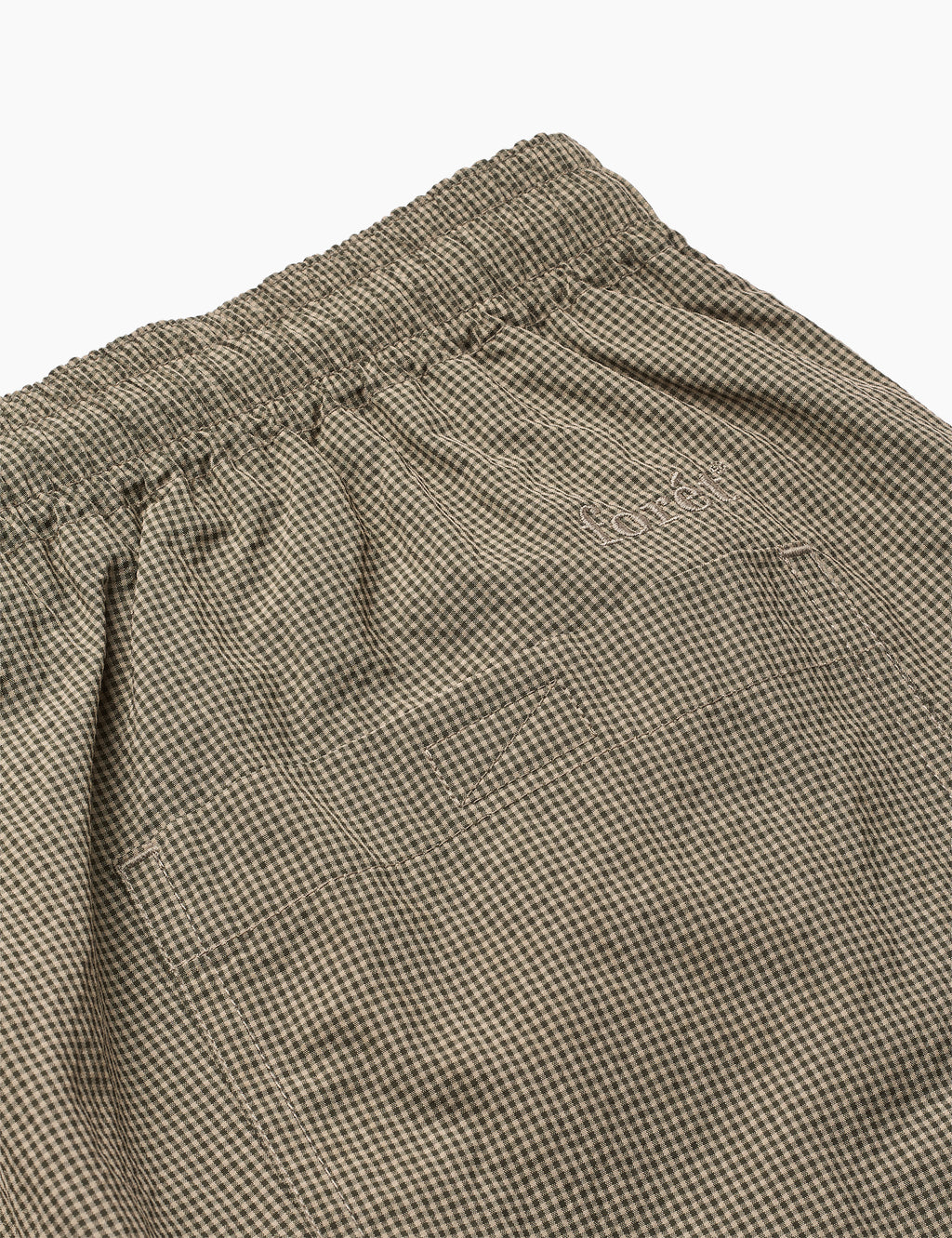 Keel Swim Shorts - Khaki Check