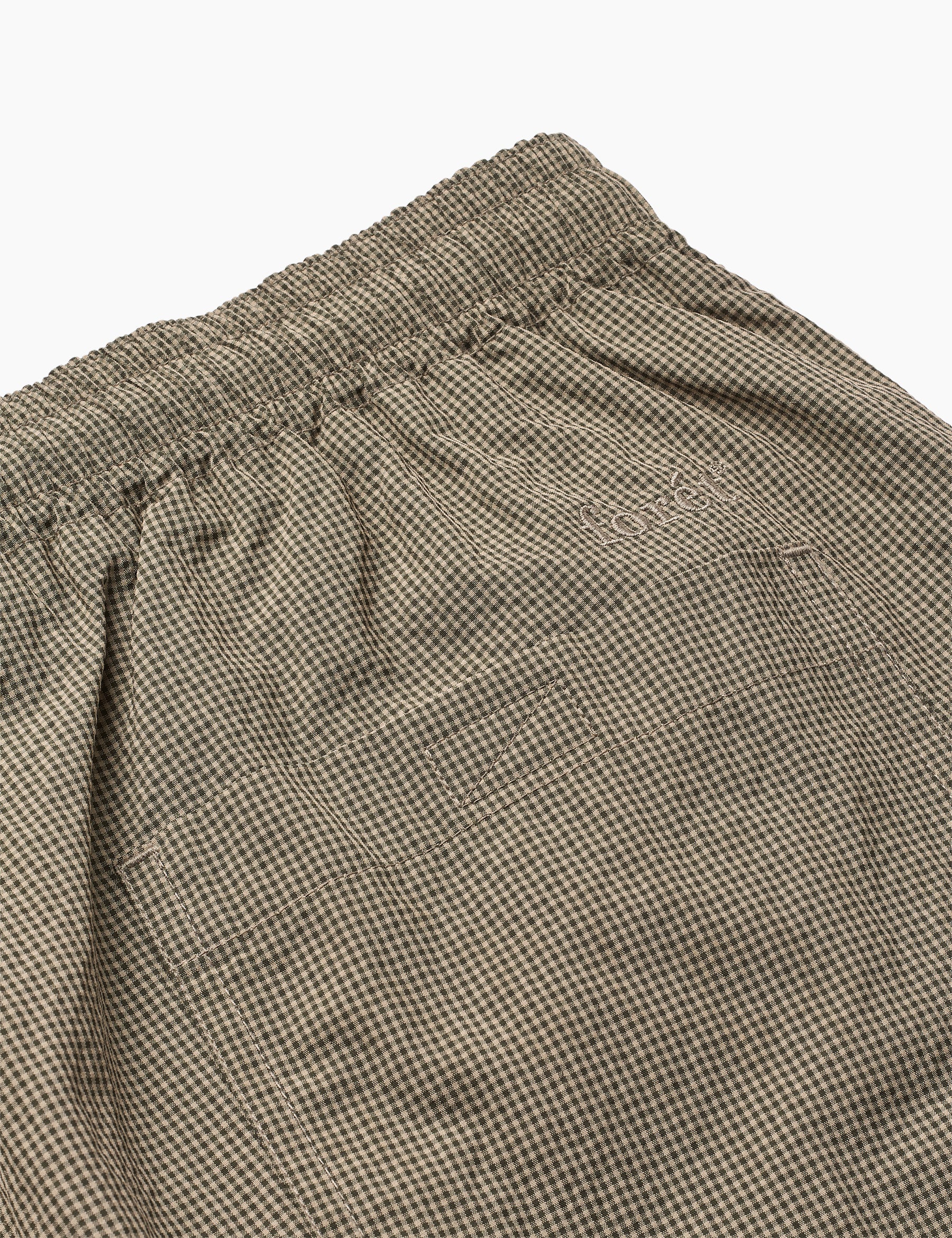 Keel Swim Shorts - Khaki Check