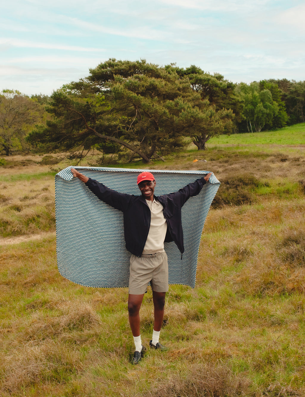 Keel Swim Shorts - Khaki Check