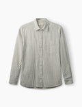 Maple Regular Fit Seersucker Shirt - Light Blue/Stripe