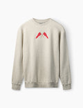 Pennant Sweatshirt - Snow Melange