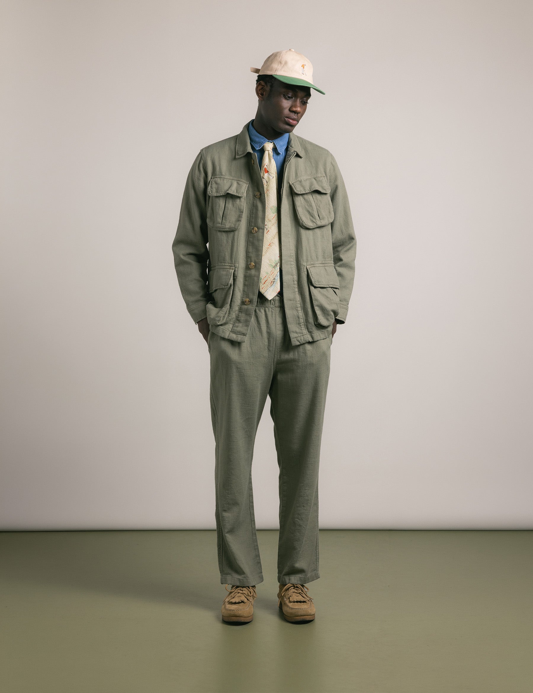 Tyndrum Field Jacket - Military Slub