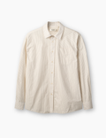 Scout Poplin Relaxed Fit Shirt - Cloud Stripe