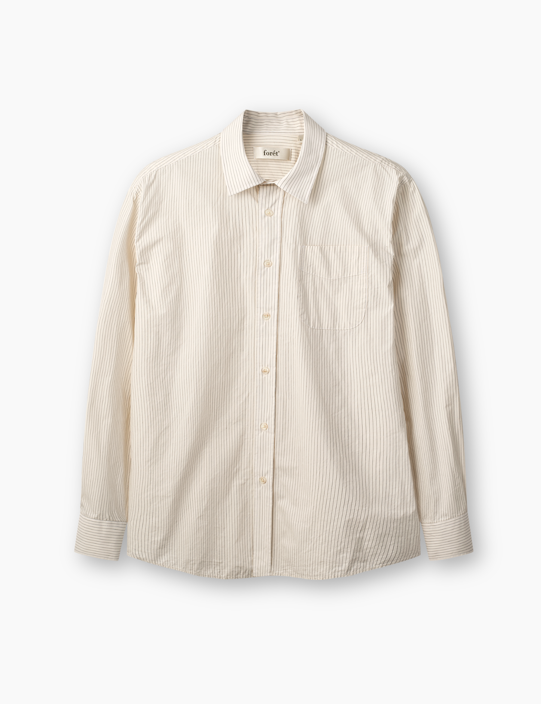 Scout Poplin Relaxed Fit Shirt - Cloud Stripe