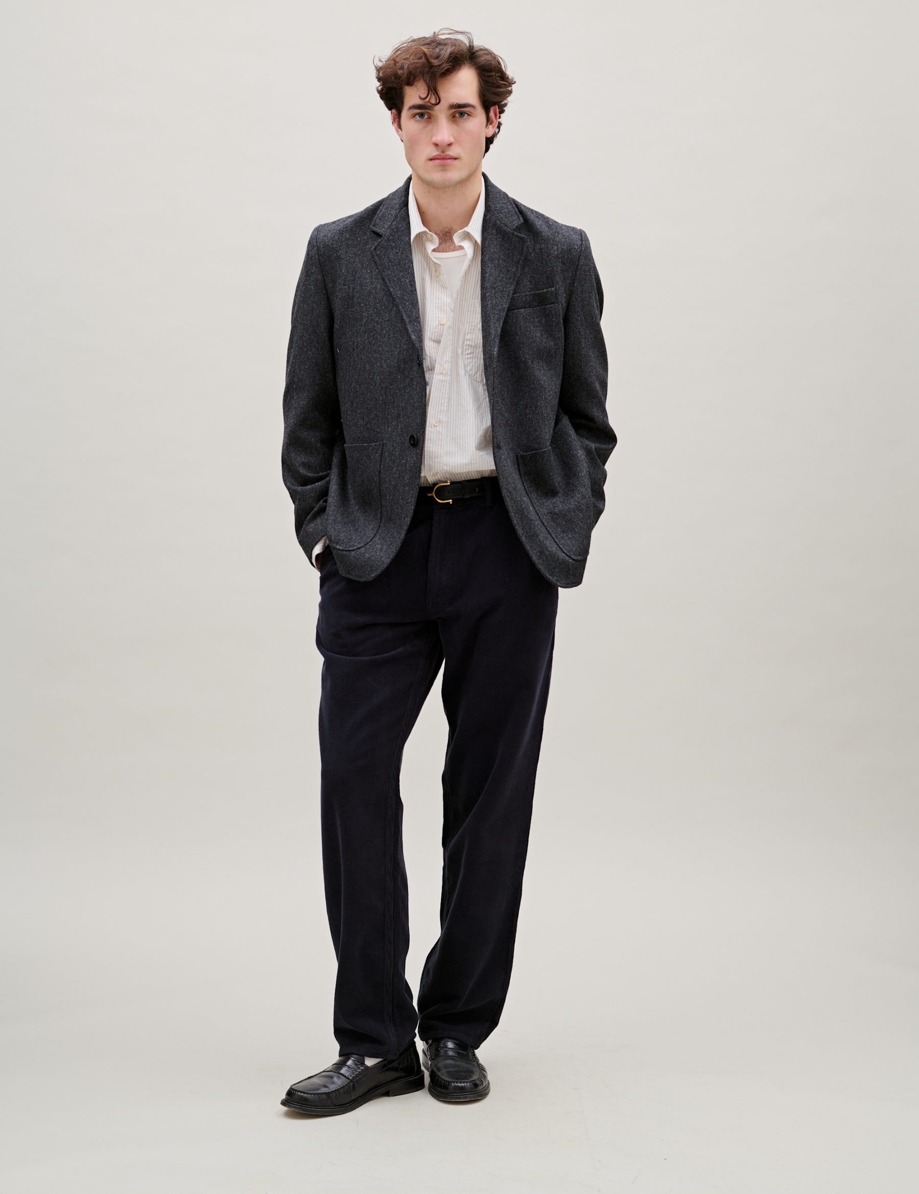 Scout Poplin Relaxed Fit Shirt - Cloud Stripe