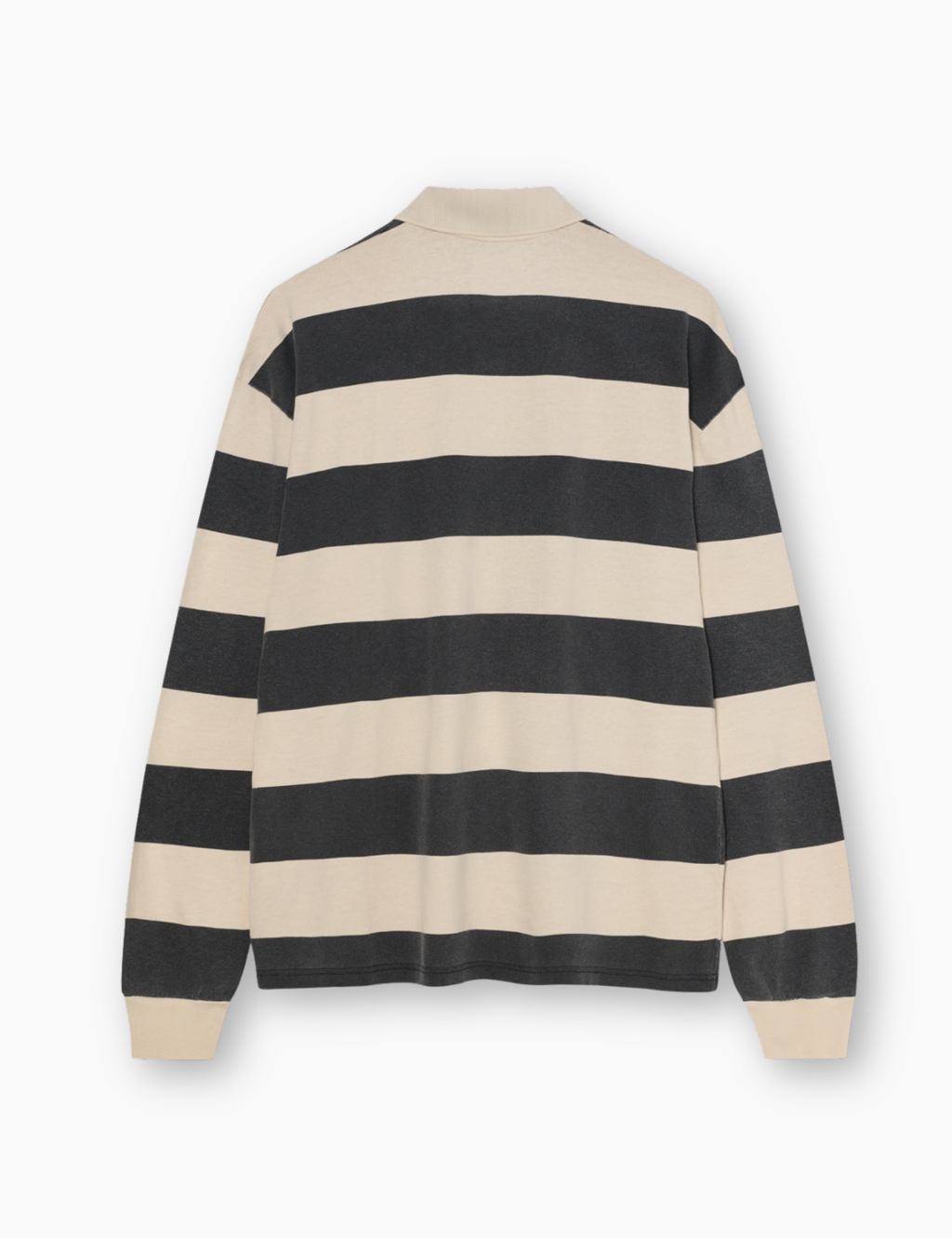 Sequeira Longsleeve Polo - Black / Beige