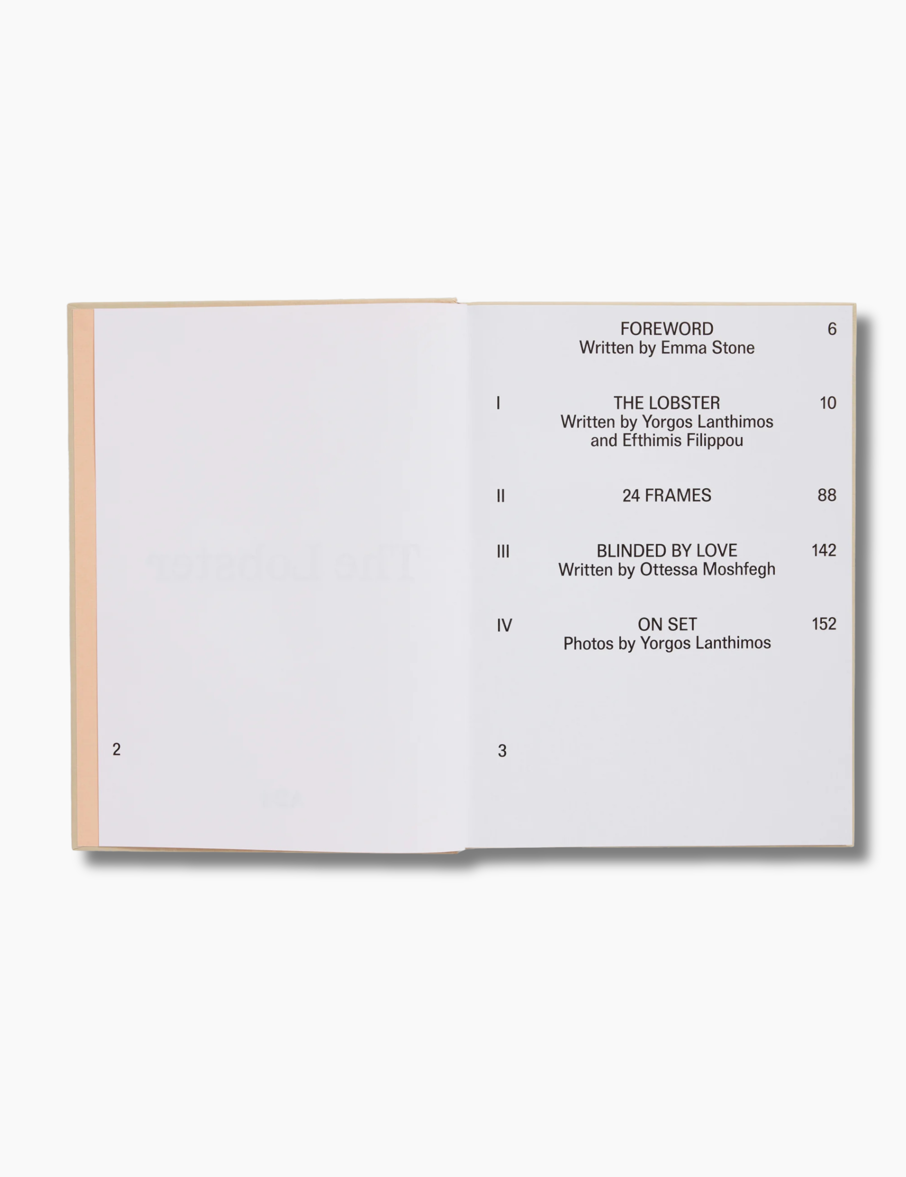 The Lobster Screenplay Book