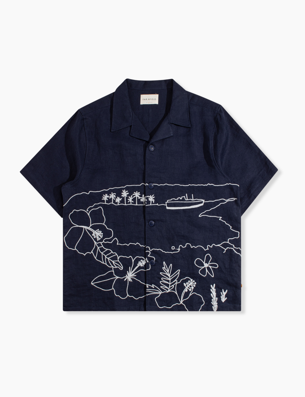 Veloso Landscape Shirt - Navy